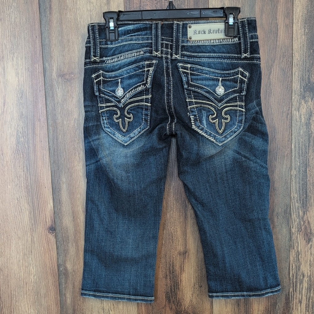 Rock Revival Christina 03 Cropped Capri Jeans 27 M441